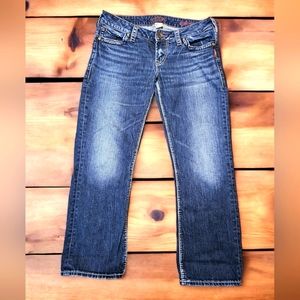 Silver Santorini Denim Capris